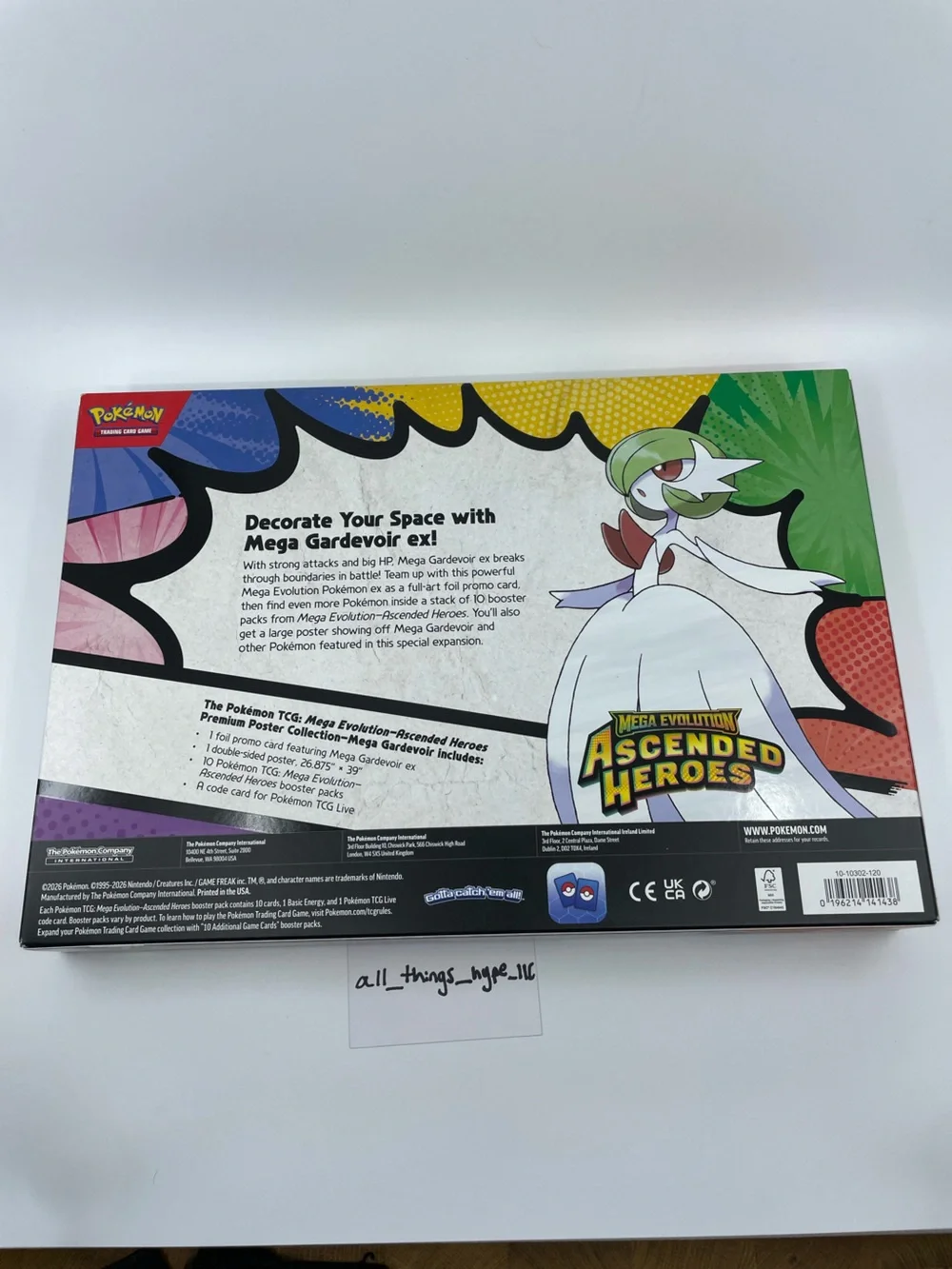 Pokemon TCG: Mega Evolution Ascended Heroes Premium Poster Collection New Sealed